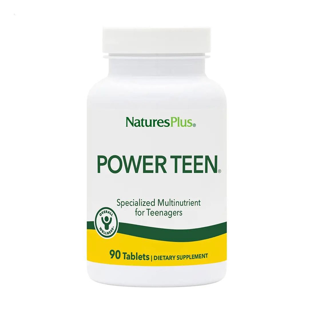 Мультивітаміни для підлітків NaturesPlus Power Teen, 90 таблеток